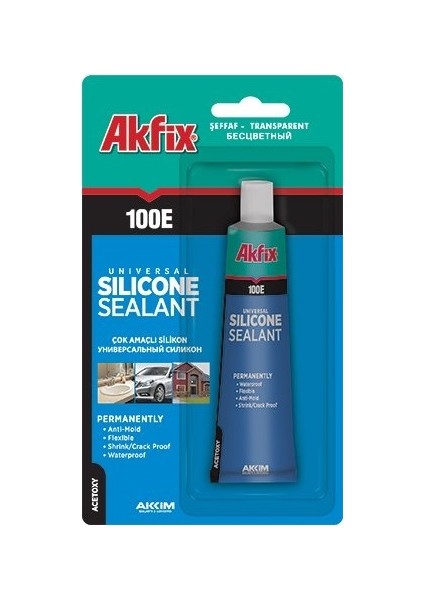 Akfıx Tüp Sılıkon 50 ml Şeffaf
