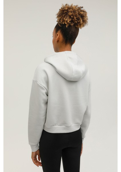 W-SDK241 Rachel Full Zip Gri Kadin Eşofman Üstü fiyatları