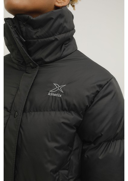 W-SN38 Candy Coat 2pr Siyah Kadın Kısa Kaban