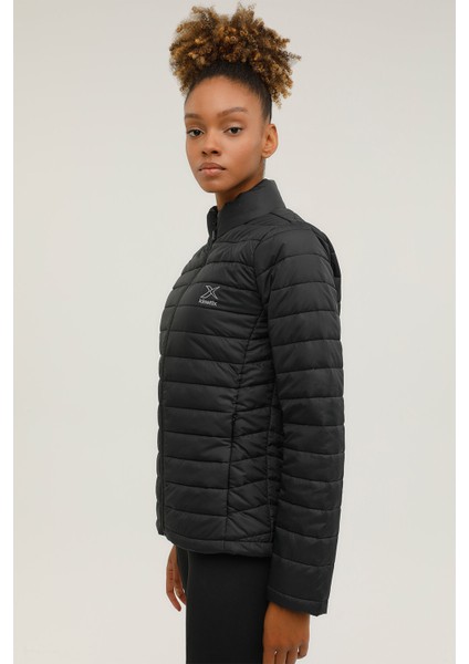 W-SN659 Basıc Padded Coat Siyah Kadın Mont