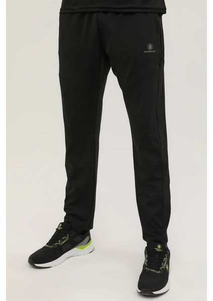 M-SD4024 Terry Track Pant Siyah Erkek Eşofman Altı