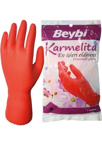 Karmelita Yüksek Performanslı Ev Tipi Eldiven 8b