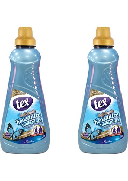 Tex Konsantre Yumuşatıcı Pamuksu Narinlik 1500 ml 2'li