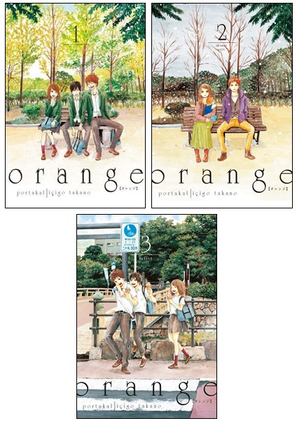 Orange 1-2-3. Ciltler Manga Seti