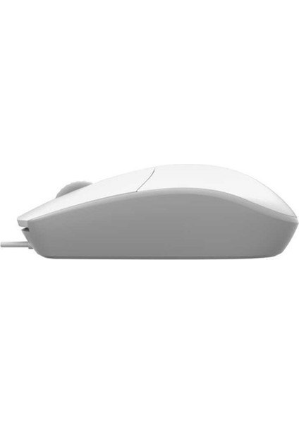 18102-RP N100 1600DPI Her Iki El ile Kullanılabilen USB Beyaz Mouse