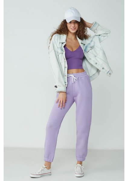 Basic Jogger Eşofman Altı 902 Lila