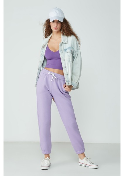 Basic Jogger Eşofman Altı 902 Lila