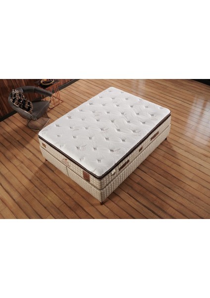 Plume Comfort Pedli Organik Torba Yaylı Ortopedik Doğal Yatak 90X190 modelleri