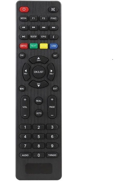 Korax Ip Plus Hd Uydu Alıcı Kumandası Audıo Tuşlu