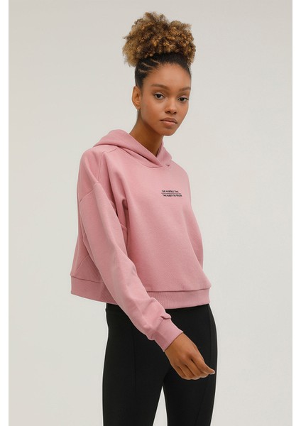 W-GF200 Eva Hoodie 2pr Pembe Kadın Sweatshirt