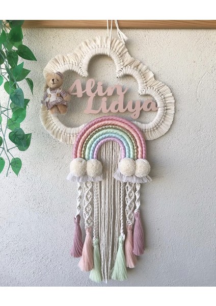 Makrome Bulut Isimli Bebek Kapı Süsü fırsatları