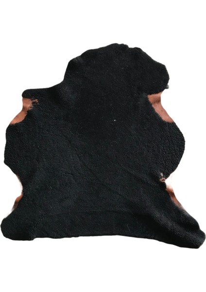 Gerçek Koyun Postu Kısa Tüylü - Naturel Kısa Tüylü Koyun Postu - Doğal Post Paspas 80X60 cm