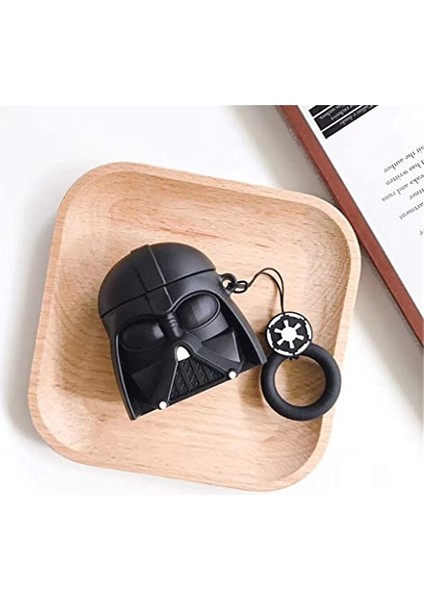 Airpods 1. ve 2. Nesil Uyumlu Darth Vader Karakter Silikon Koruma Kılıf