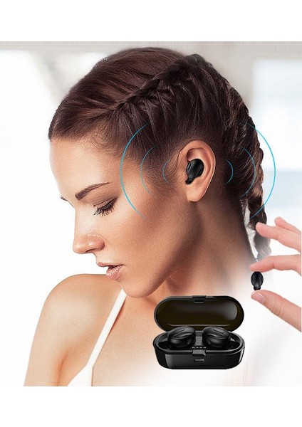 Mikrofonlu Dokunmatik Şarj Kutulu Bluetooth Kulaklık Iphone Samsung Xiaomi Bluetooth Kulaklık