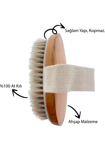 %100 At Kılı Fırçası ve Bambu Tarak Gua Sha Bambu ve Fırçası modelleri