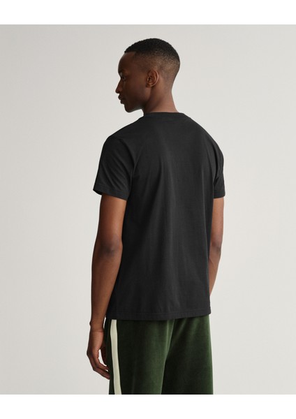 Erkek Siyah Regular Fit Baskılı T-Shirt 2003140.5 modelleri