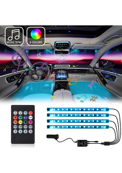 Universal Sese Duyarlı Ayak Altı LED