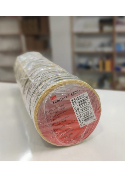Sarı-Siyah-Gri 3M Pvc Elektriksel İzolasyon Bandı 10'Lu modelleri