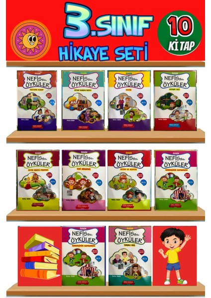 2.ve 3.sınıflar Için Okumayı Sevdiren Özgün Hikaye Seti