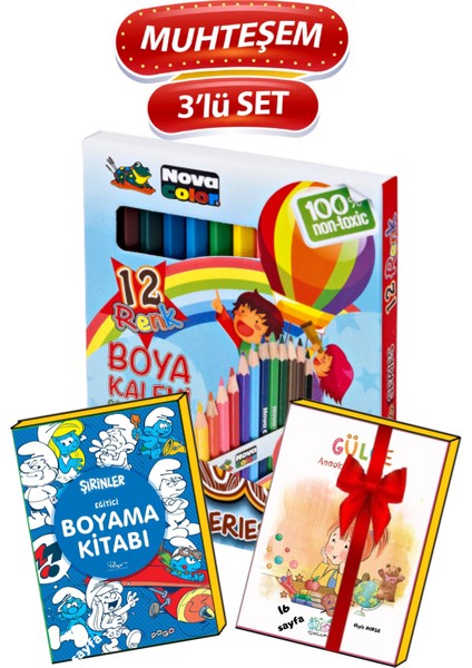 Çocuklar Için Boyama Kitabı+Hikaye