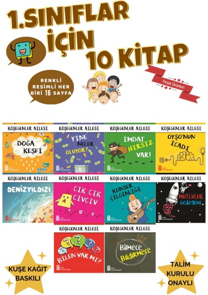 Okumayı Hızlandıran Mükemmel Bir Set(12 Kitaptan Oluşan Rengarenk Hikayeler)