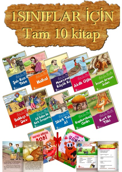 Eğitici Öykü Kitapları - 1. ve 2.sınıflar Için Süper Hikayeler
