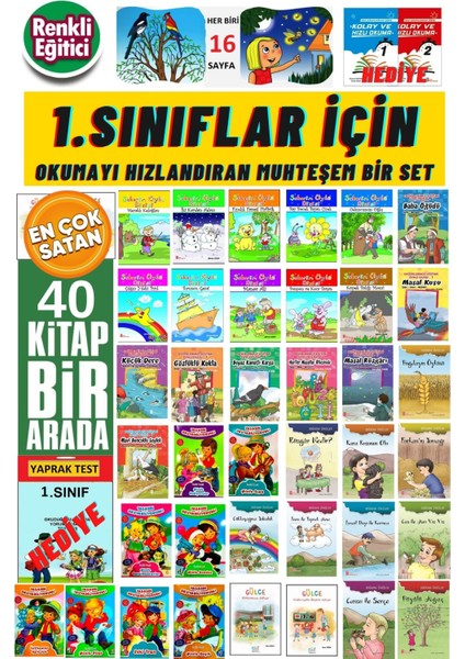 1.sınıflar Için Okumayı Hızlandıran Mükemmel Bir Set