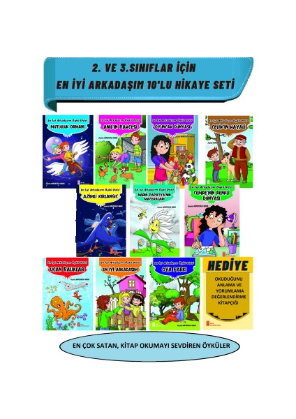 2.ve 3.sınıflar Için En Arkdaşım Öykü Dizisi+Değerlendirme Soru Kitapçığı