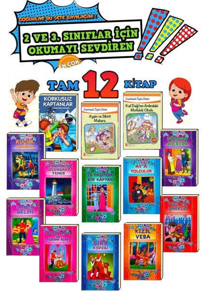 2.ve 3.sınıflar Için Okuma Alışkanlığı Kazandıran Kiitap Seti