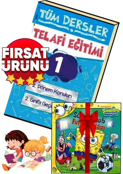 1. Sınıf Tüm Dersler Telafi Eğitimi+Süngerbob Hikaye