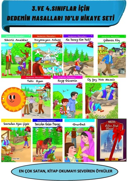 3.ve 4.sınıflar Için Dedemin Masalları Okumayı Sevdiren Hikayeler
