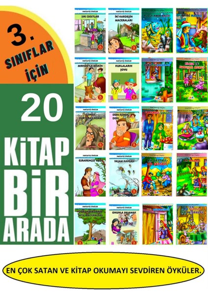 3.sınıflar Için Okumayı Sevdiren 20'li Süper Kitap Seti