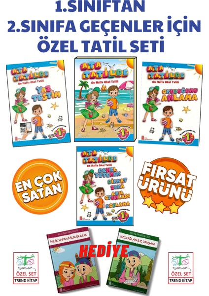 1.sınıftan 2.sınıfa Geçenler Için Özel Tatil Seti