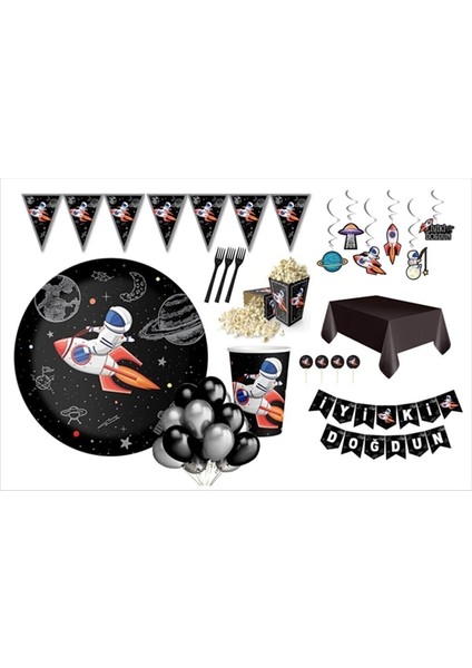 Uzay Kovboyu Temalı Set 16 Lı