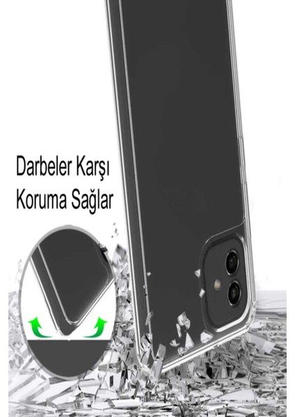 Samsung Galaxy A04 Kapak Kamera Korumalı Süper Silikon Kılıf