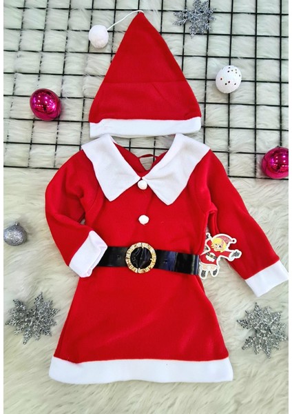 Kız Çocuk Noel Baba Kostümü, Yılbaşı Çocuk Kostümü, Çocuklar Için Yılbaşı Kostümü, Noel Anne Kostümü fiyatları