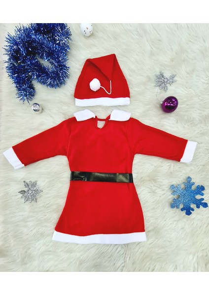 Kız Çocuk Noel Baba Kostümü, Yılbaşı Çocuk Kostümü, Çocuklar Için Yılbaşı Kostümü, Noel Anne Kostümü modelleri