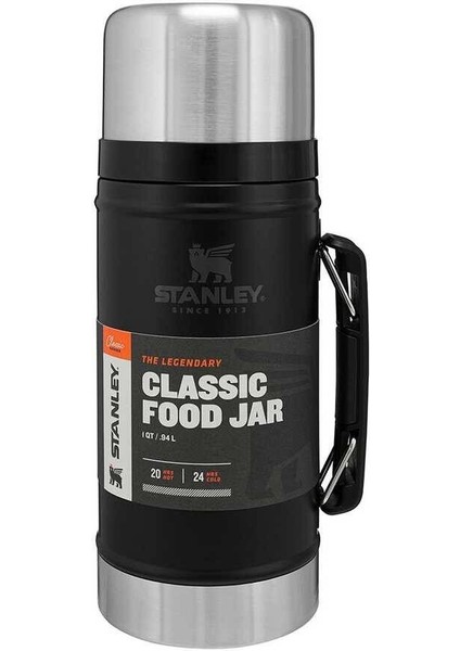 Klasik Vakumlu Çelik Yemek Termosu Yeşil 0.94 Lt
