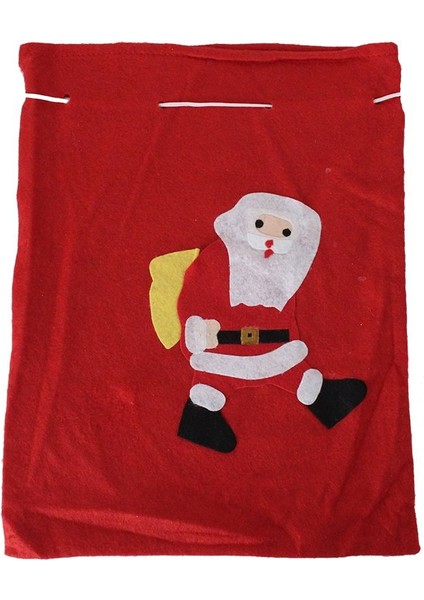 Noel Baba Figürlü Yılbaşı Çuvalı 30X40 cm