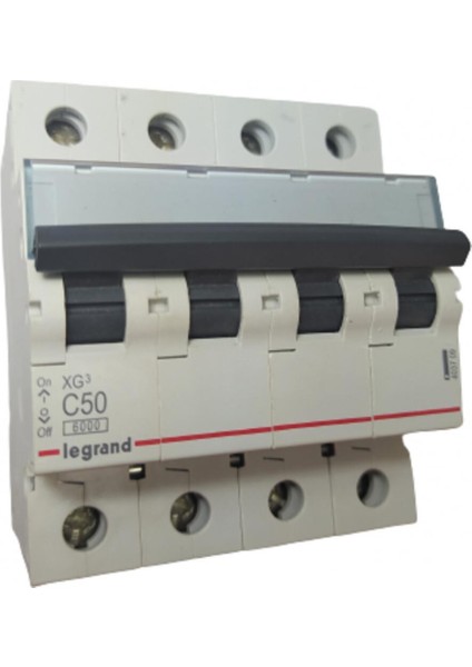 4X50A C/6ka Otomatik Sigorta (3ADET) Legrand