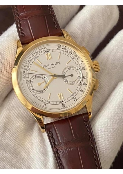 Chronograph 18K Altın Erkek Kol Saati 5170J-001