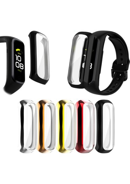 Samsung Galaxy Watch Fit 2 R220 Ekran Korumalı Sert Rubber Kılıf - AL3173 modelleri