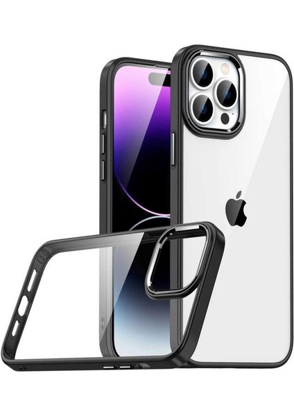 Apple iPhone 14 Pro Max Kılıf Kamera Korumalı Mat Renkli Silikon