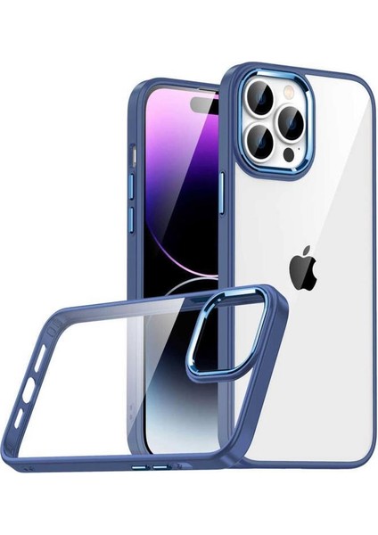 Apple iPhone 14 Pro Max Kılıf Kamera Korumalı Mat Renkli Silikon