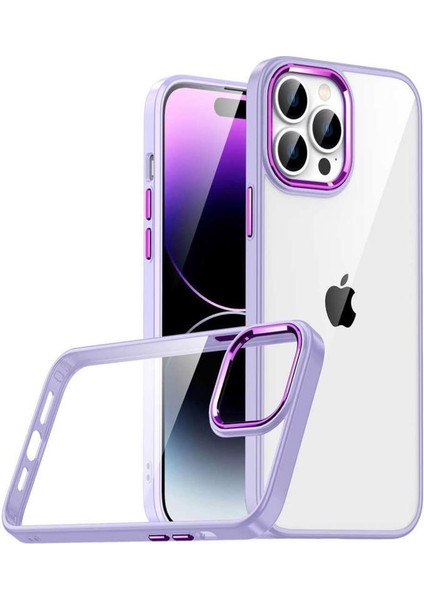 Apple iPhone 14 Pro Kılıf Kamera Korumalı Mat Renkli Silikon
