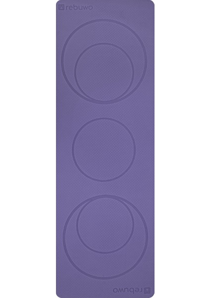 Halka Tasarımlı Tpe Mat Yoga Mat Pilates Mat 8mm