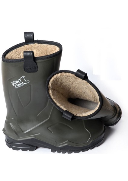 boot Power Rigger Çizme Çelik Burunsuz Haki Renk