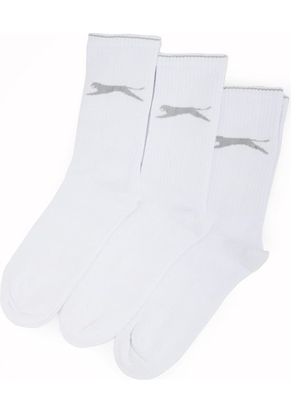 Jago Erkek Spor Çorap 40-44 Beyaz 3 Lü Paket V2