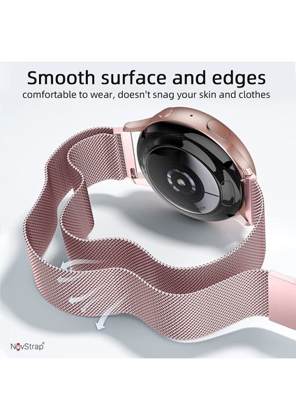 Samsung Galaxy Watch 7 Fe 4 5 Pro 6 Classic 40 42 43 44 45 46 47 Mm Uyumlu Kordon Metal Hasır 20mm fiyatları