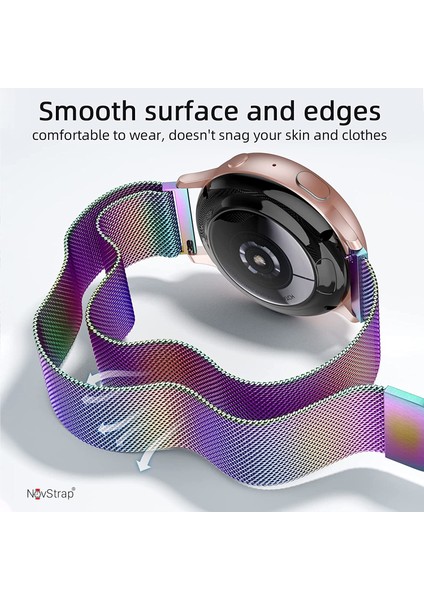 Samsung Galaxy Watch 7 Fe 4 5 Pro 6 Classic 40 42 43 44 45 46 47 Mm Uyumlu Kordon Metal Hasır 20mm fiyatları